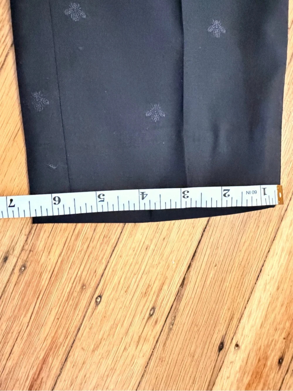 Gucci Bee Embossed Monaco Slacks